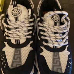Versace chain reaction sneakers worn twice